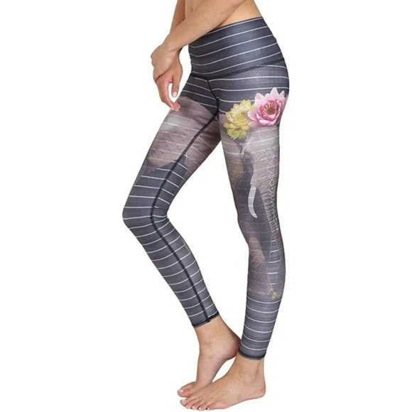 teeki Pants - Teeki Love The Elephant Hot Pants Leggings